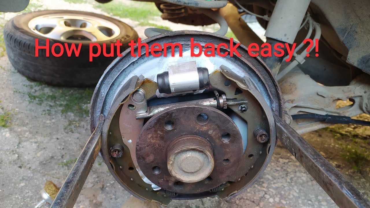 How to assemble Opel/Vauxhall ASTRA drum brakes.