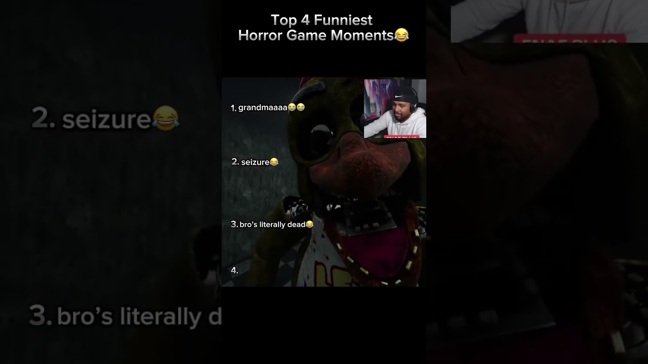 Top 4 Funniest Horror Game Moments!(Bro think he&rsquo;s safe😂)