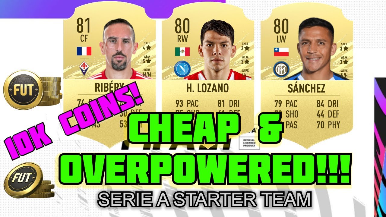 FIFA 21 - CHEAP AND OVERPOWERED SERIE A TEAM!! BEST SERIE A STARTER TEAM!! 10K COINS!! #FIFA21