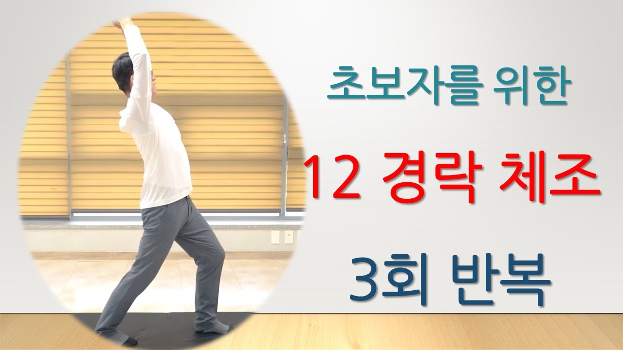 경락체조 3회 반복 20분