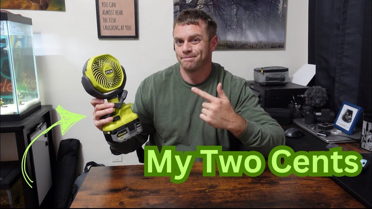 RYOBI RCF18-0 18V ONE+ Cordless Clamp Fan Review