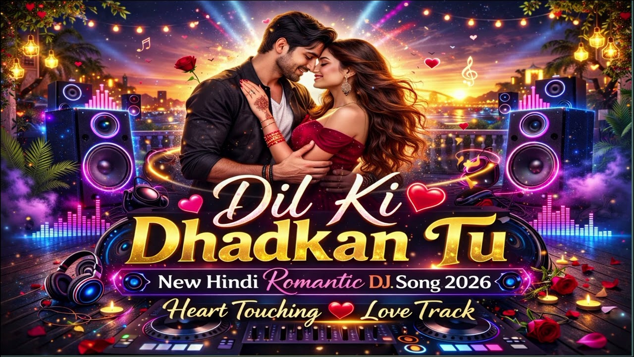  दिल की धड़कन तू 💖 | New Hindi Romantic DJ Song 2026 | Heart Touching Love Track