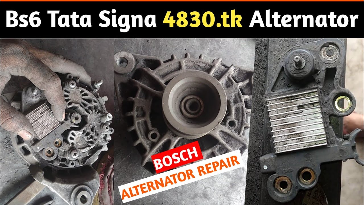 Bosch Alternator| Tata Signa Alternator Repair| Tata signa 4830.tk Alternator| #bosch #tata #truck