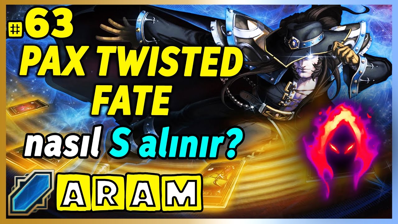 ARAM TWİSTED FATE🃏ŞANS SENİNLE OLSUN🃏PAX TWİSTED FATE🃏 #leagueoflegends #aram #twistedfate #video