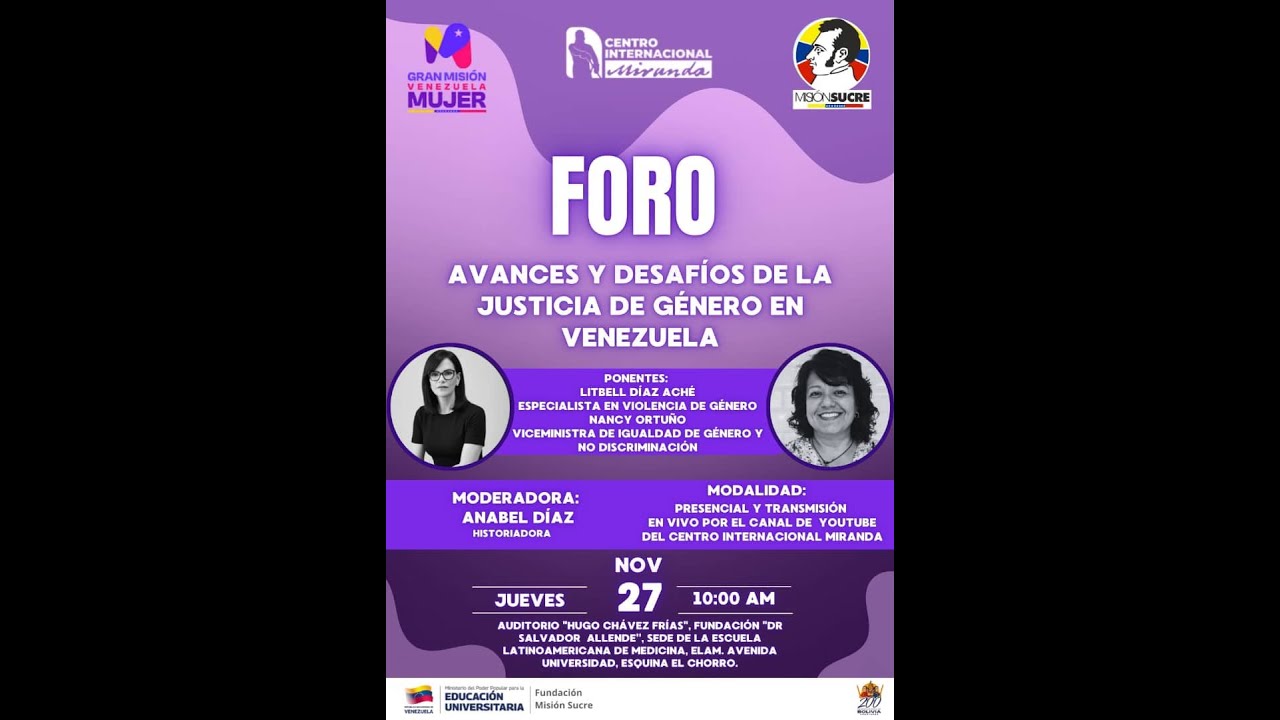 AVANCES Y DESAFÍOS DE LA JUSTICIA DE GÉNERO EN  VENEZUELA