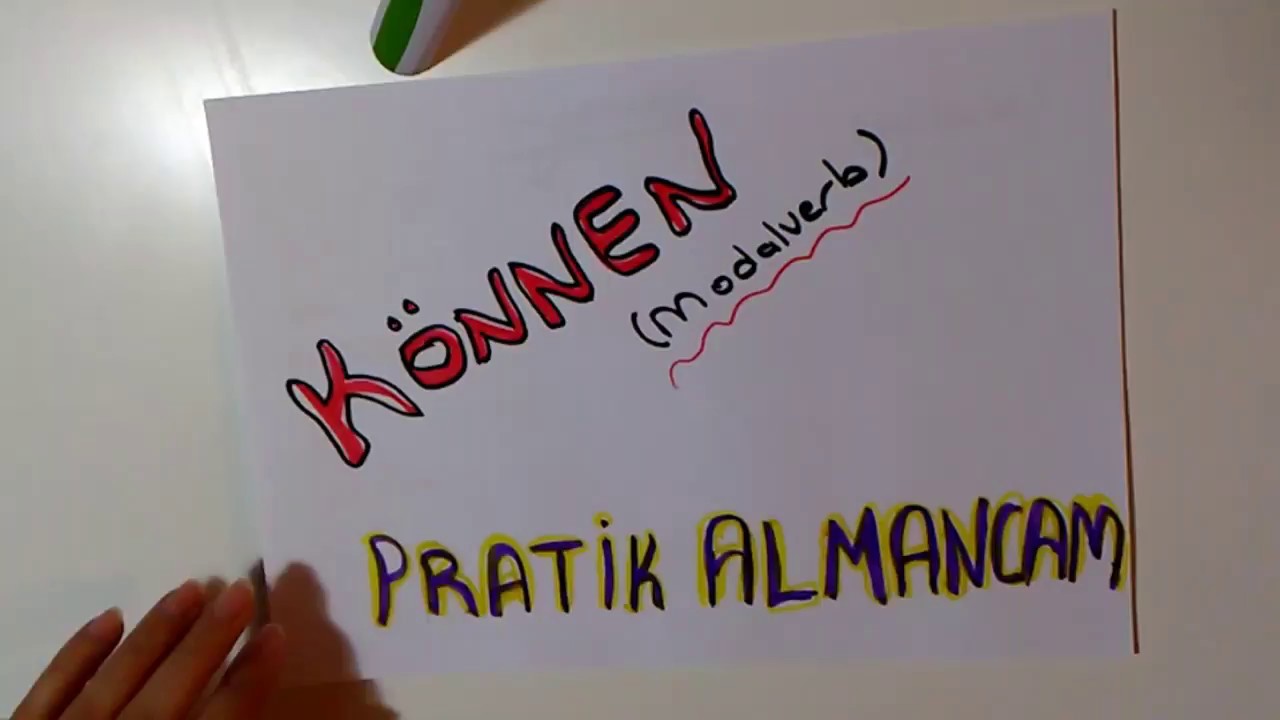 Almanca'da können fiili ve kullanımı