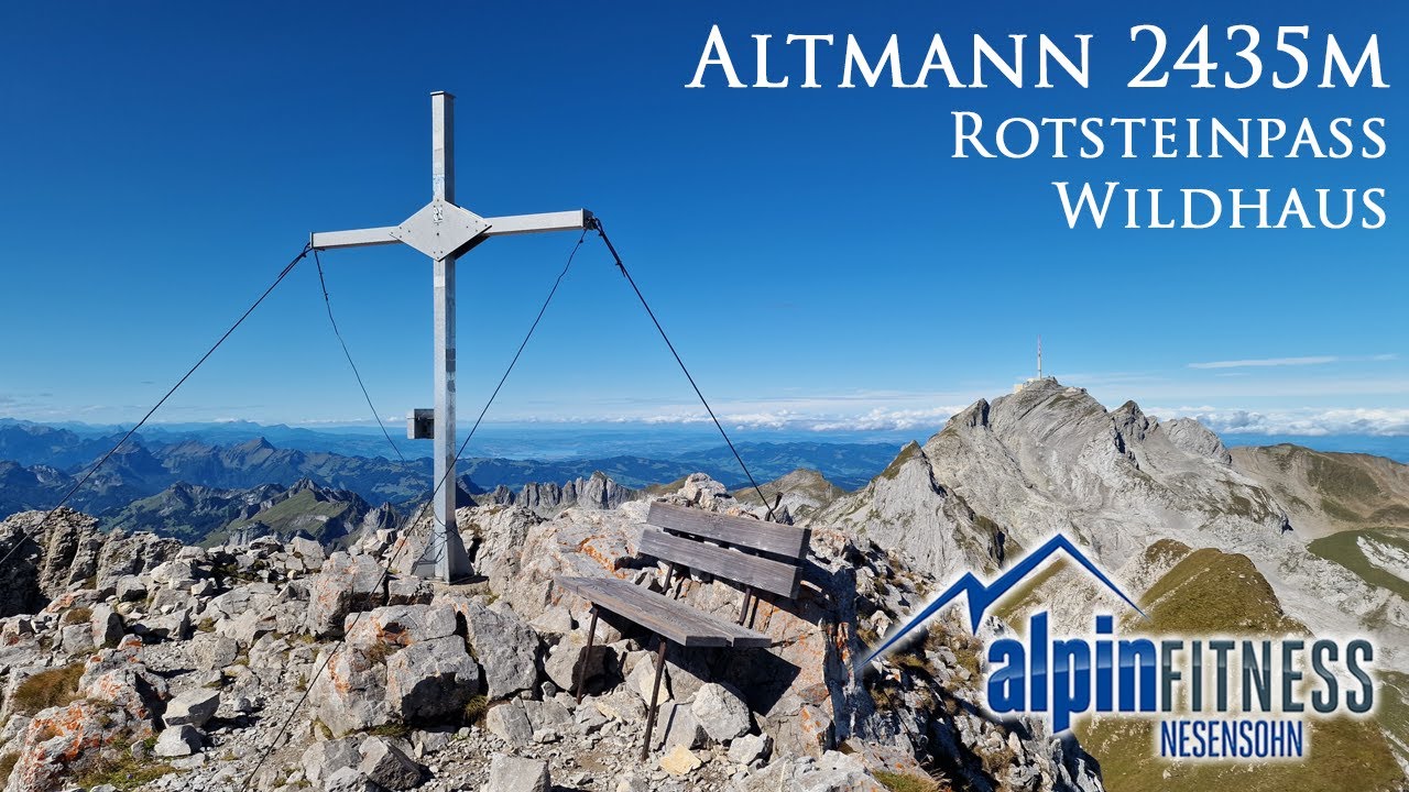 Altmann 2435m und Rotsteinpass von Wildhaus