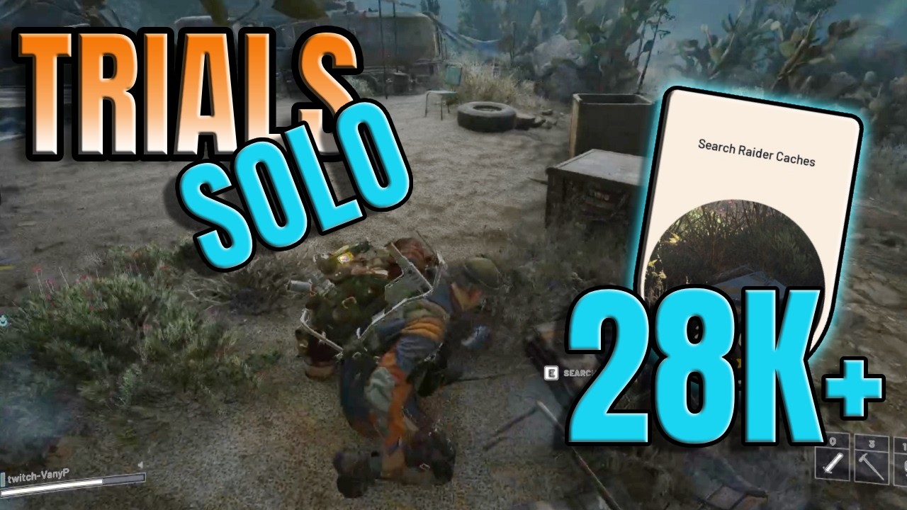 Search Raider Caches Trial in ArcRaiders | 28K SOLO| Full Run + loadout