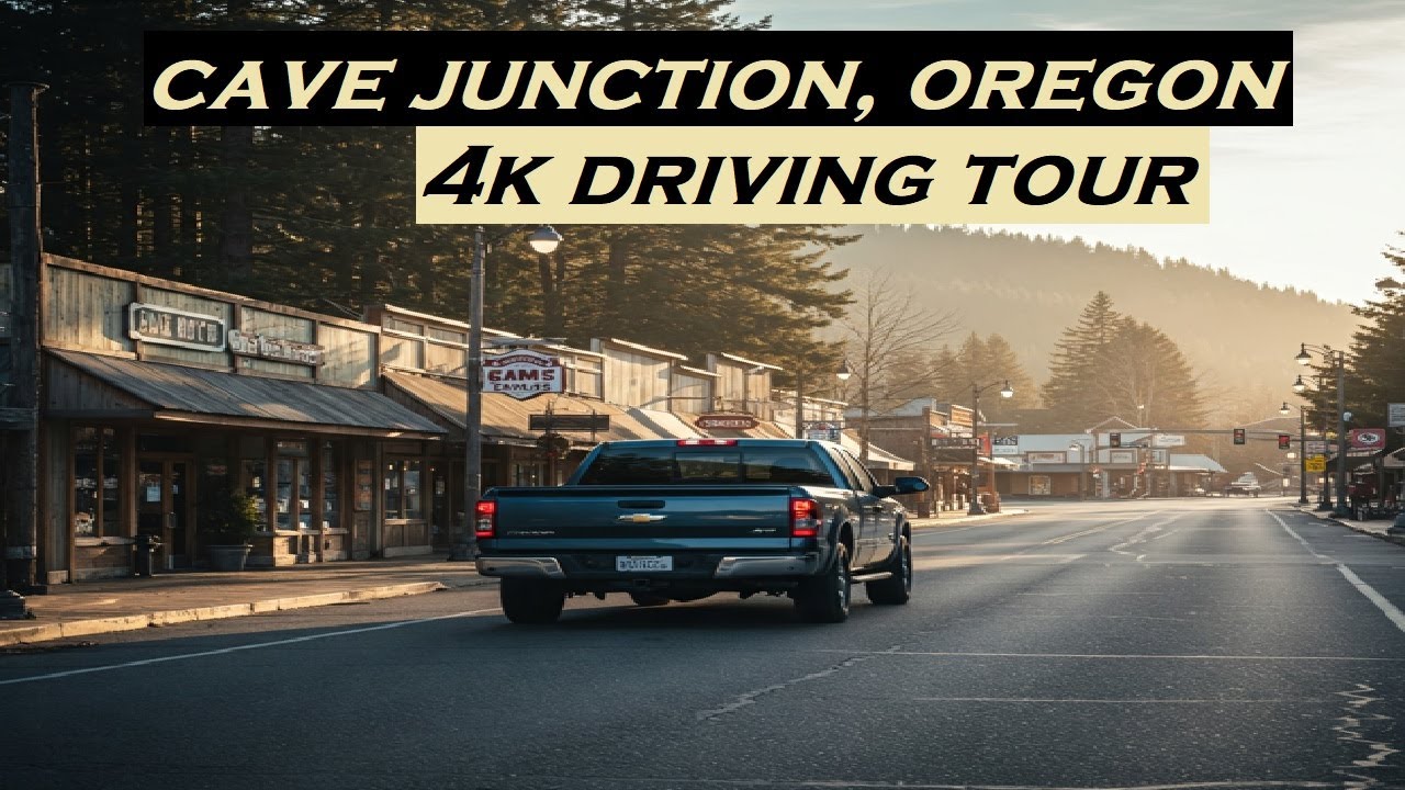 Cave Junction, Oregon | 4k Driving Tour | Dashcam