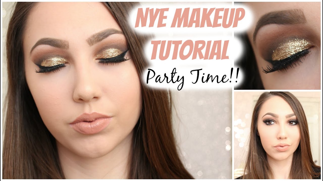 New Year's Eve | Party / Formal Makeup Tutorial ft. Wet n Wild Color Icon Glitter (Brass)