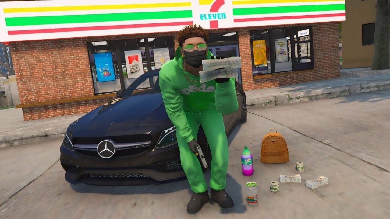 Stealing The OPPS Mercedes Benz AMG In GTA 5 RP…
