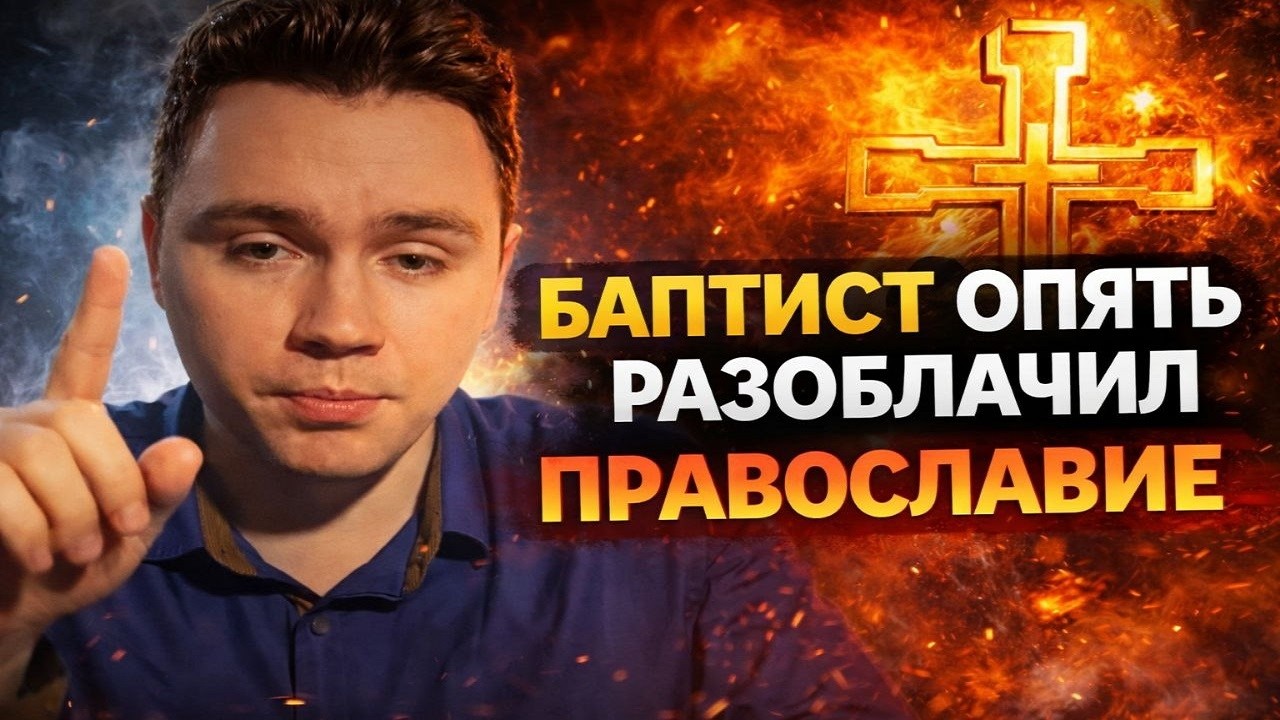 Баптист опять разоблачил православие. Крещение младенцев.