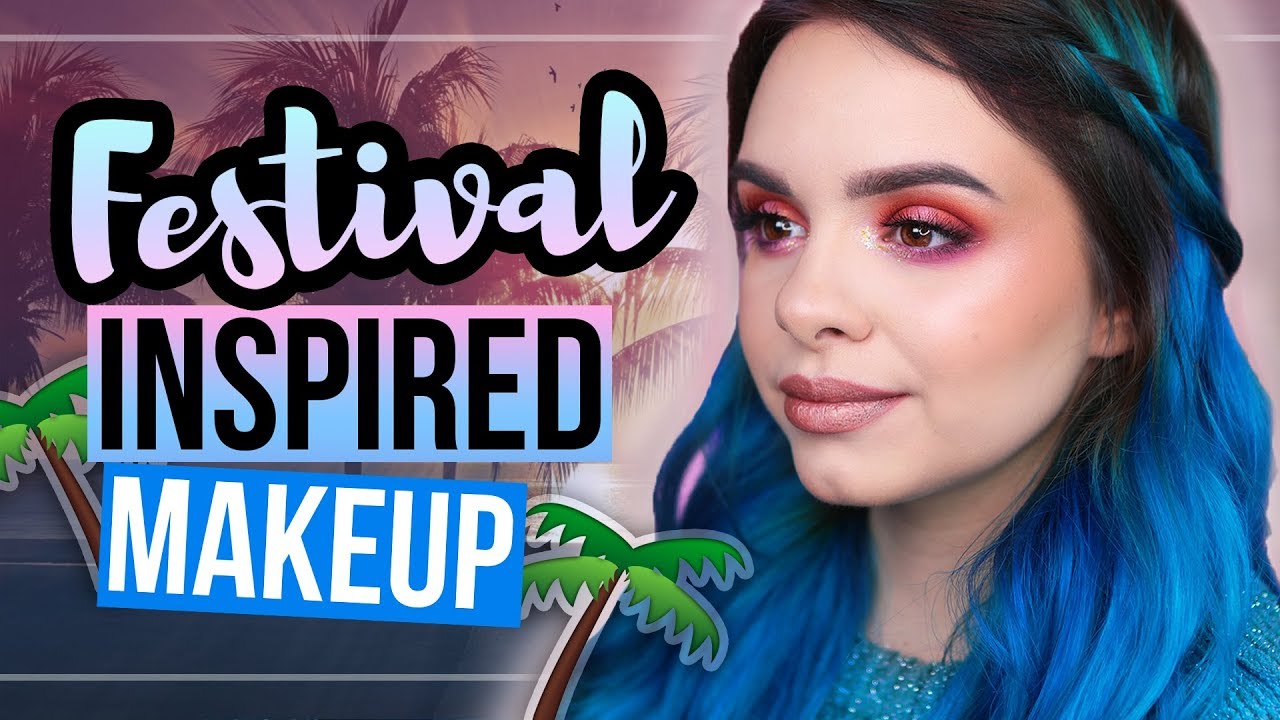 FESTIVAL Inspired 🌴  Makeup Tutorial! (deutsch)