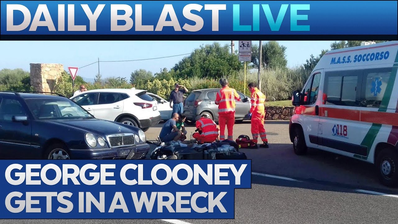 George Clooney Involved in Motorcycle Accident in Italy