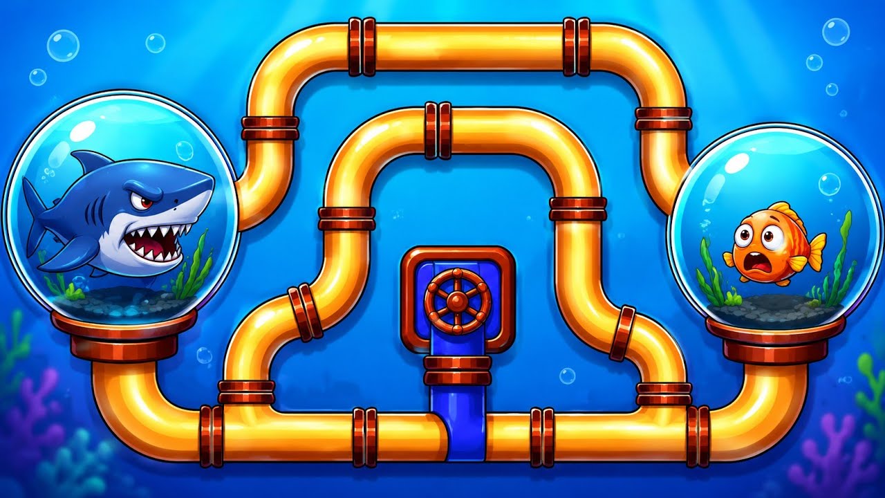 Save the Fish Pull the Pin Gameplay 🐟 Can You Rescue the Fish? | Satisfying Puzzle Game #savethefish