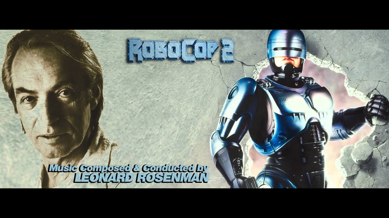 Leonard Rosenman's music score from ROBOCOP 2 (1990) End Titles / End Credits.