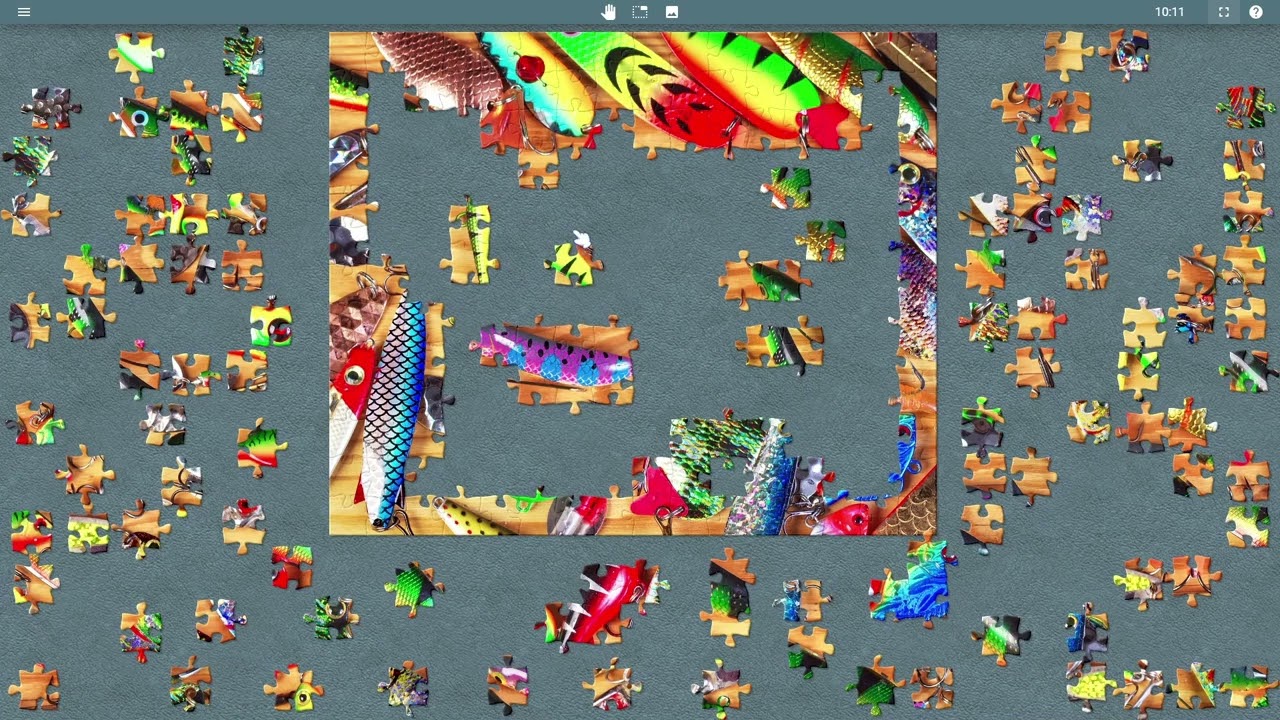 Relaxing Music With Fishing Lure Collection Puzzle #500