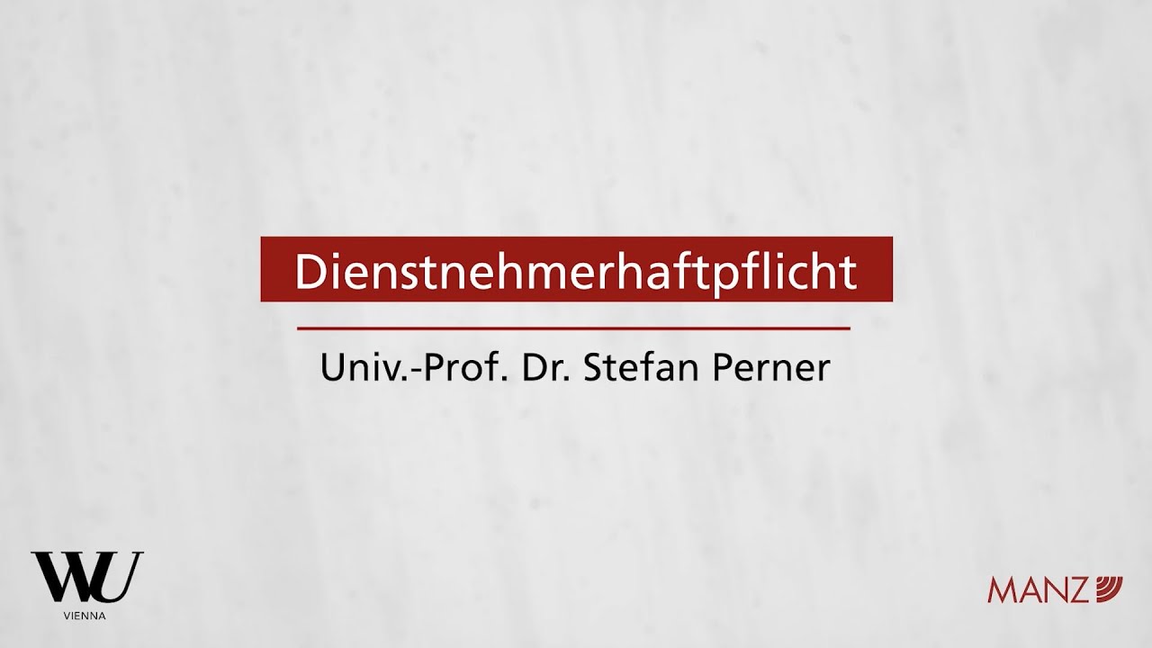 Perner/Spitzer/Kodek - Abschnitt 5.2 - Dienstnehmerhaftpflicht