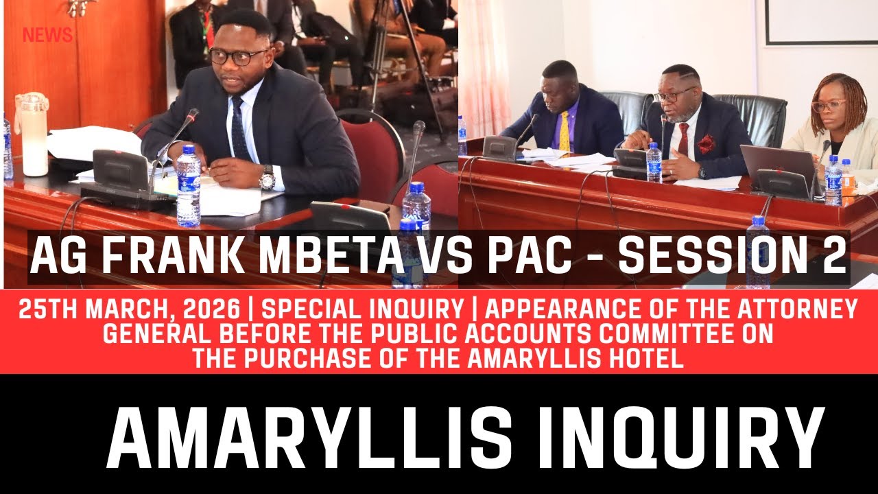 ATTORNEY FRANK MBETA WATENGETSANA NDI AKULU AKULU A PAC - PARLIAMENT OF MALAWI LIVE SESSION 2