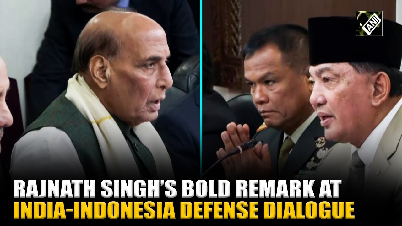 MUST WATCH! India&rsquo;s Defence Minister Rajnath Singh&rsquo;s bold remark at India-Indonesia Defense Dialogue