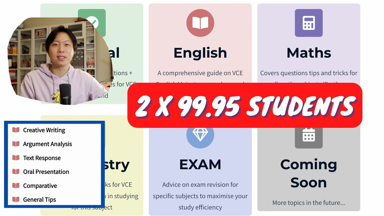 99.95 ATAR VCE resource and website