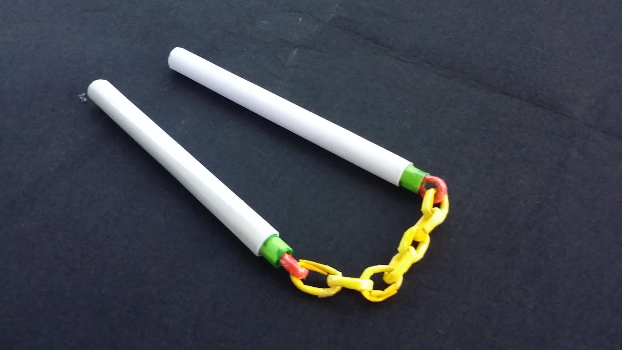 Come fare una carta Nunchaku | armi di carta
