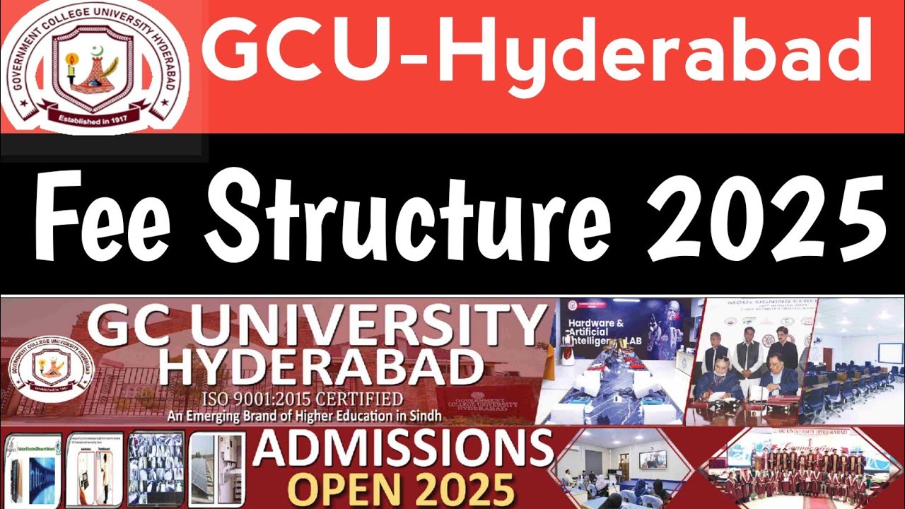 GCUH Fee Structure 2025 | GCU Hyderabad Fee Structure | GCU Hyderabad Admission 2025
