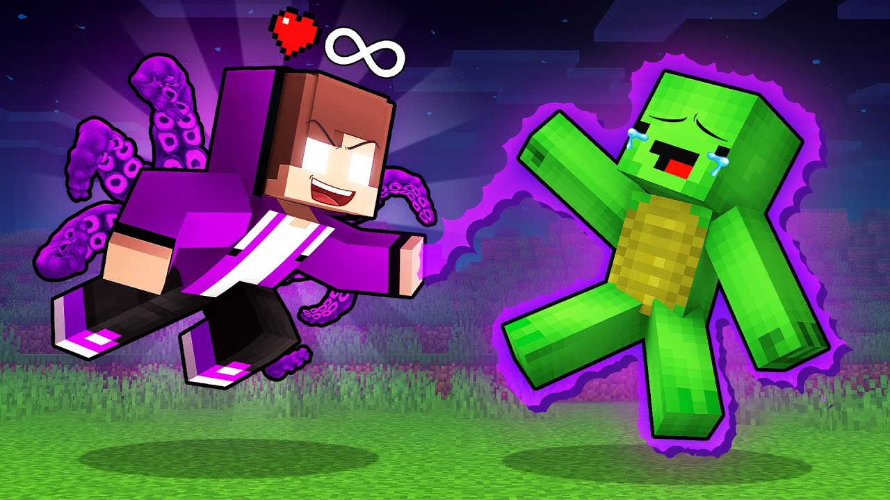 JJ Use DARK To Fool Mikey in Minecraft (Maizen)