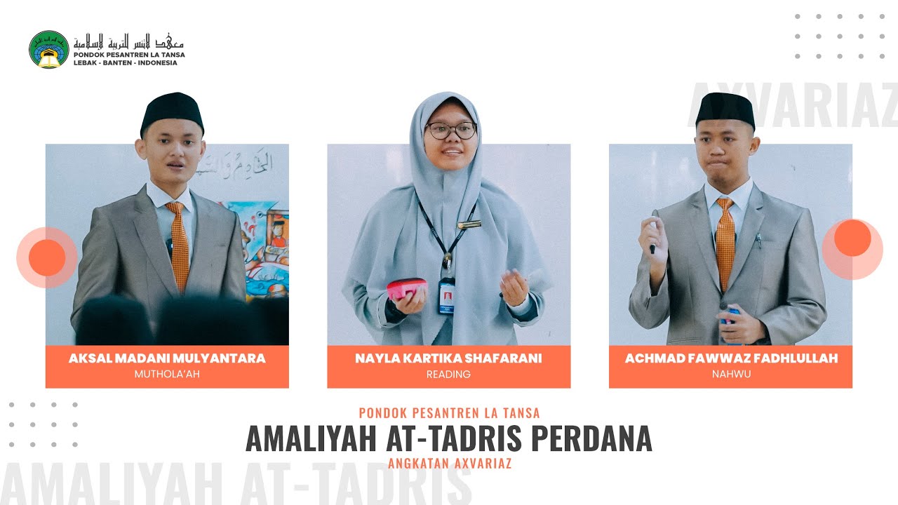 AMALIYAH AT - TADRIS PERDANA