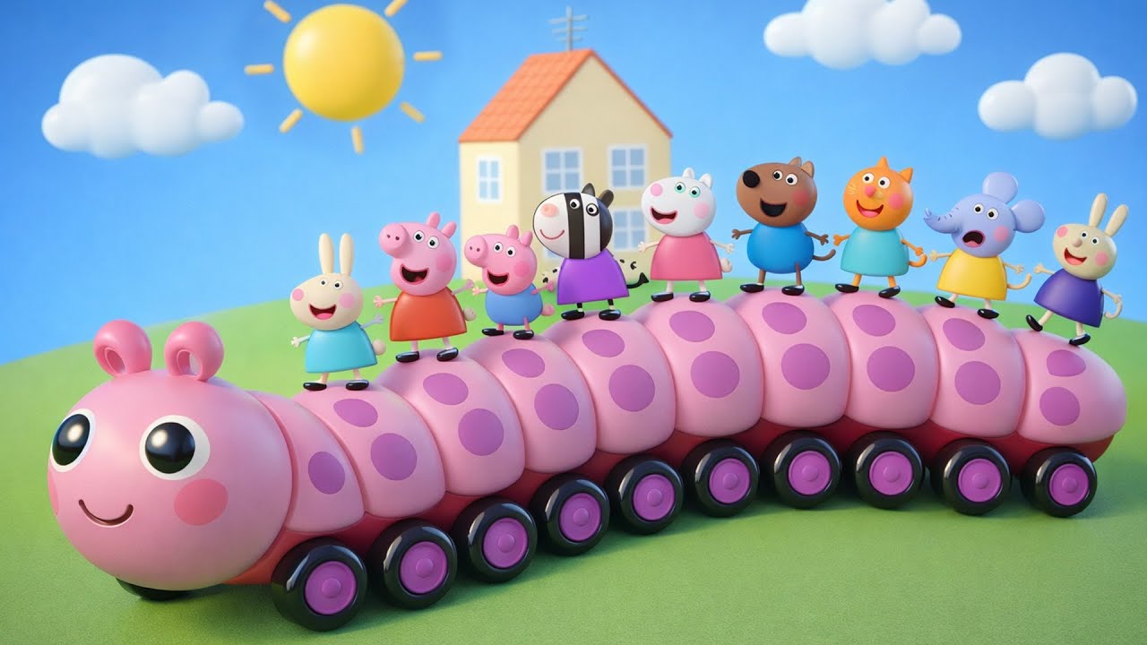 What Is This Giant Bug 😱🐛 | Peppa Pig & Friends’ Surprise Ride | Peppa Pig Funny Animation