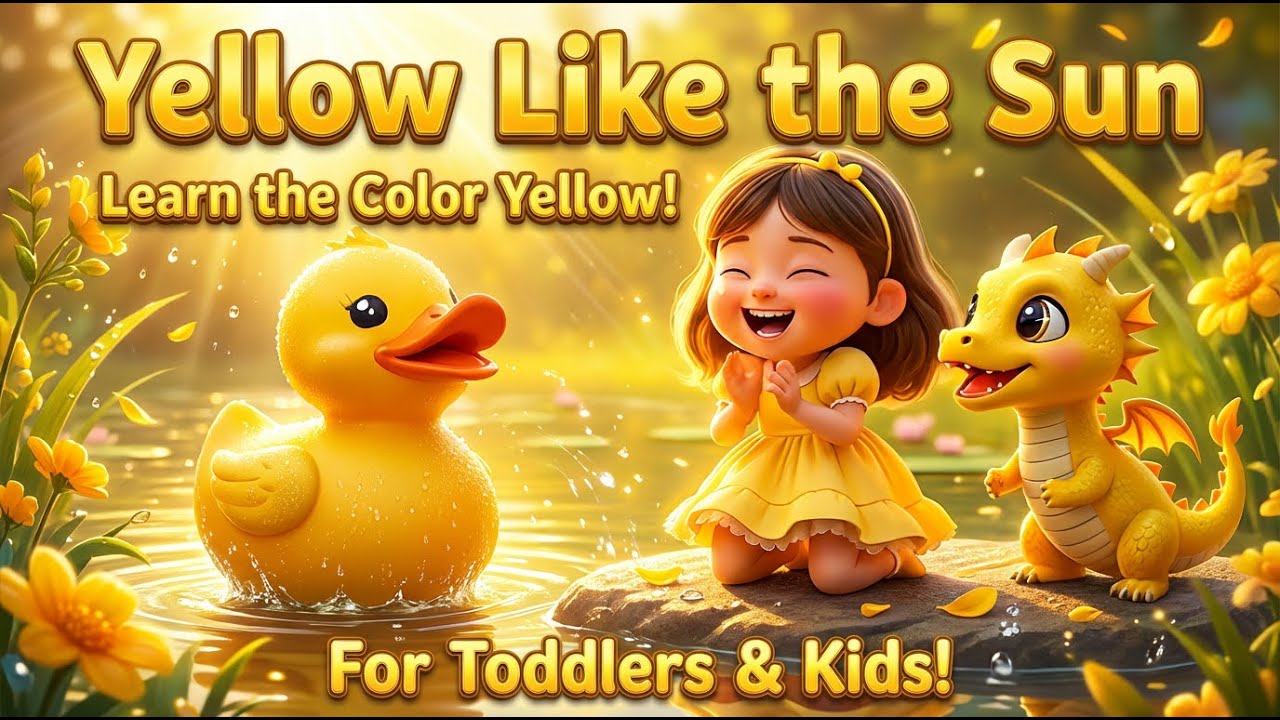 Yellow Like the Sun - Learn the Color Yellow! - For Toddlers & Kids!”!