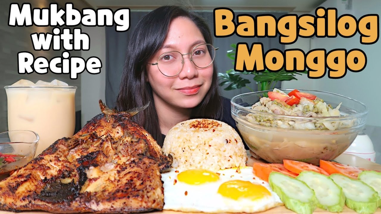 BANGSILOG + GINISANG MONGGO | Mukbang Philippines | Chef Obang