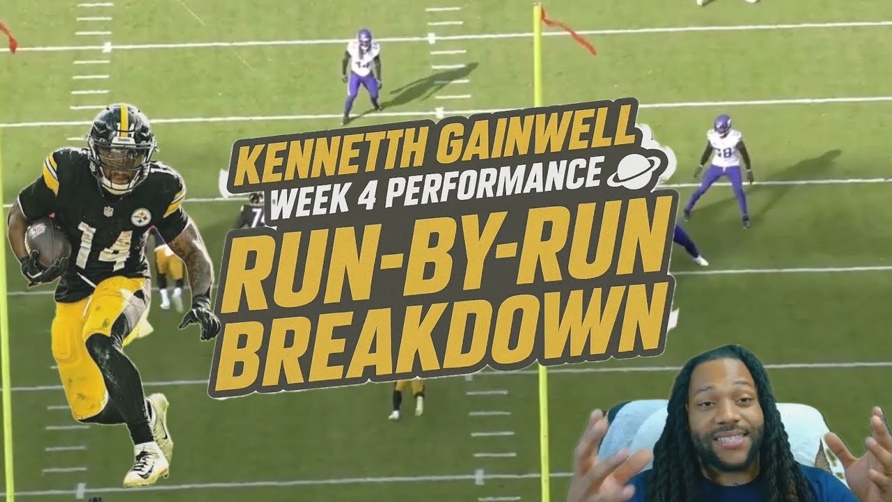 Pittsburgh Steelers Kenneth Gainwell Run By Run Breakdown| Week 4