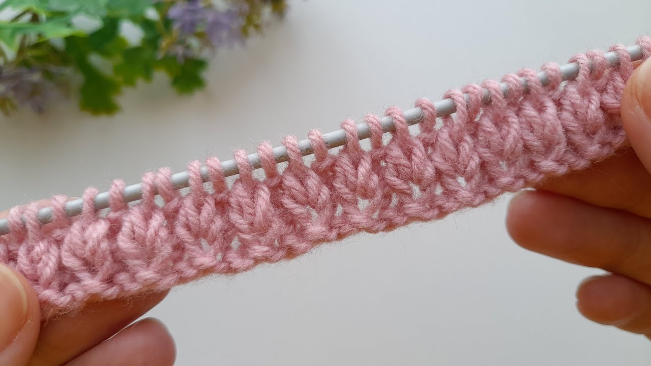 Perfekt ❤️ Einzigartige Strickstiche! Einfaches und schönes Strickmuster