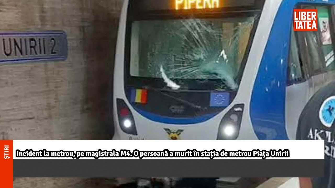 VIDEO Incident la metrou, pe magistrala M4. O persoană a murit în stația de metrou...|Libertatea