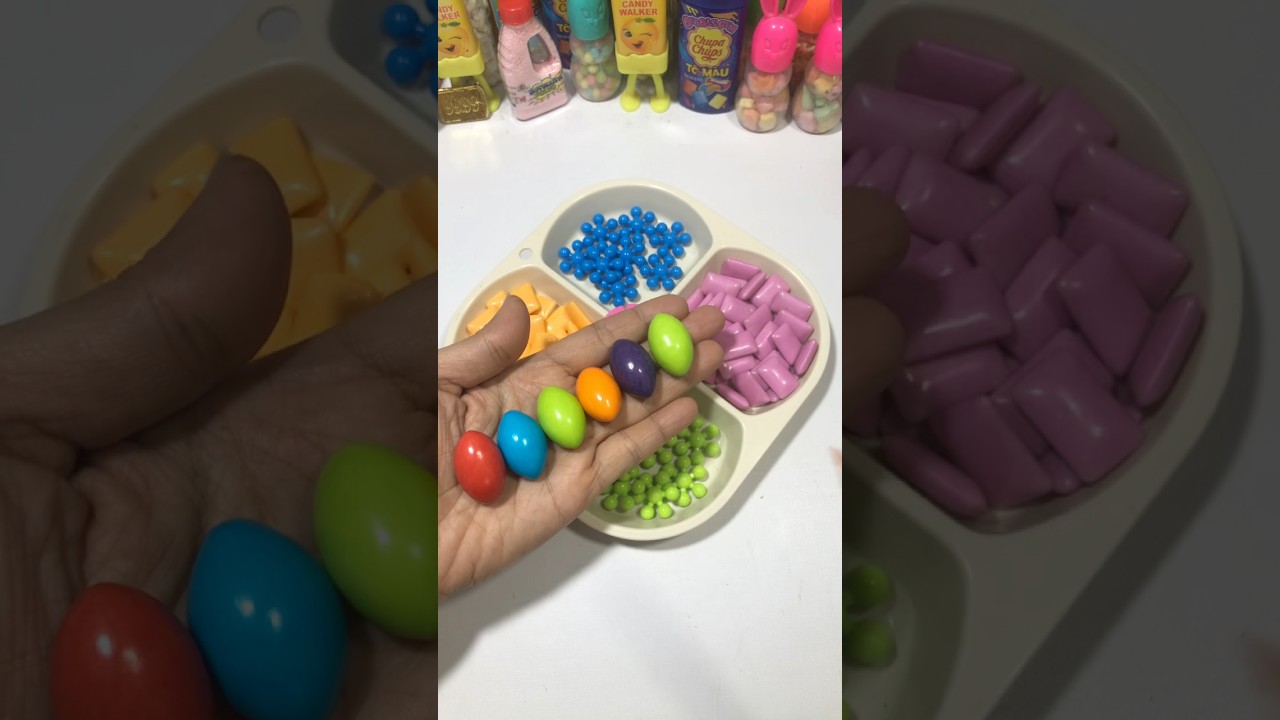 Конфета-сюрприз, жевательный шарик 💚💙 #жевательные конфеты