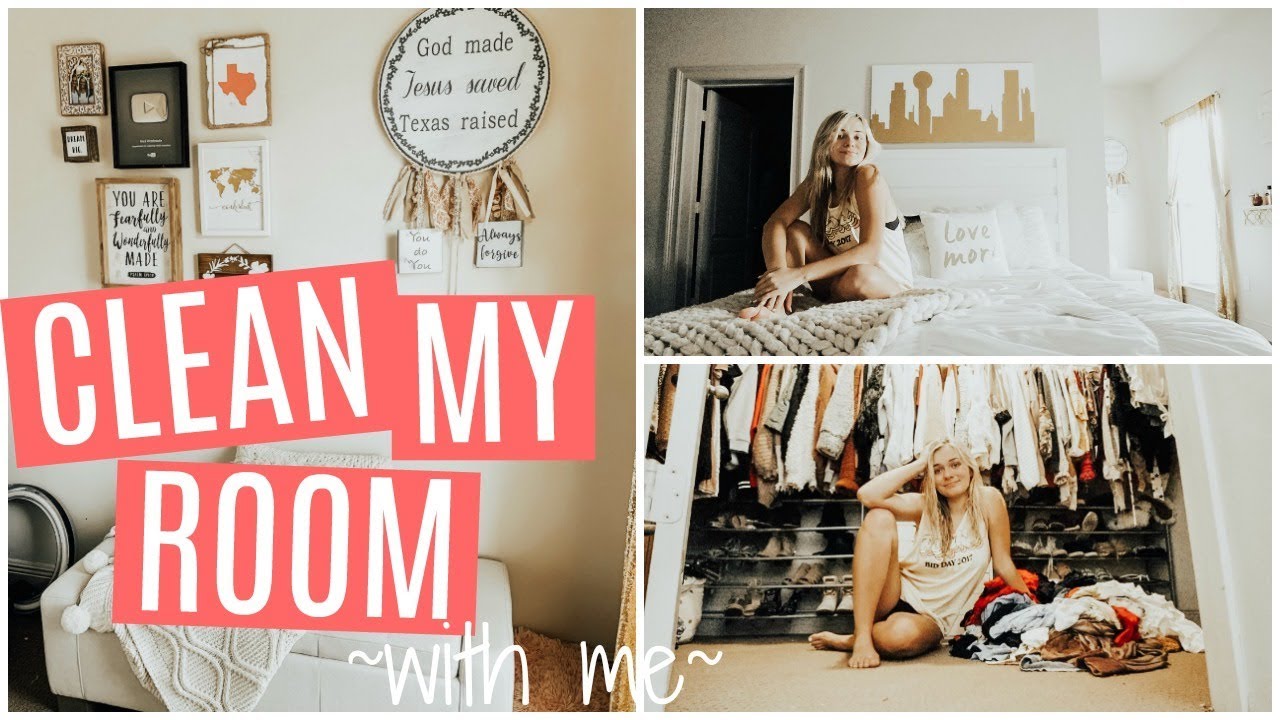 DEEP CLEAN MY ROOM WITH ME | Cleaning Tips + more