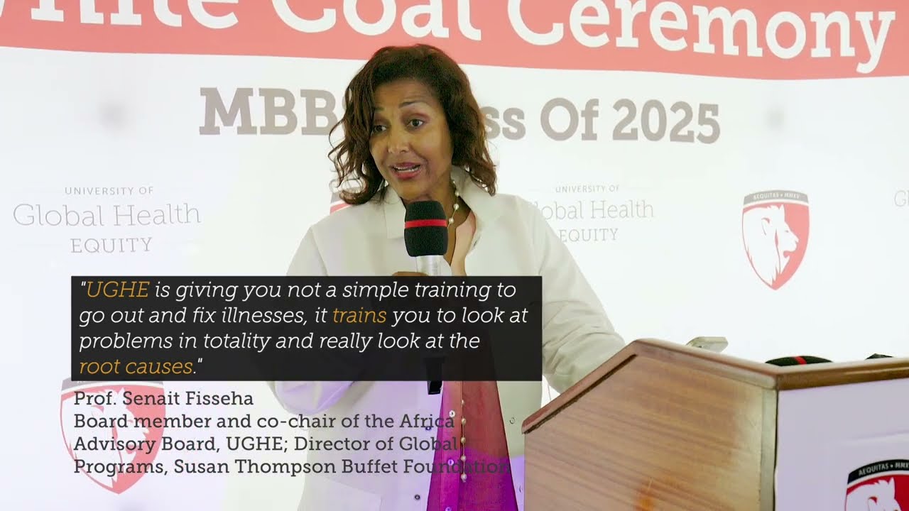 Highlights: UGHE’s First Cohort of Medical Students’ White Coat Ceremony