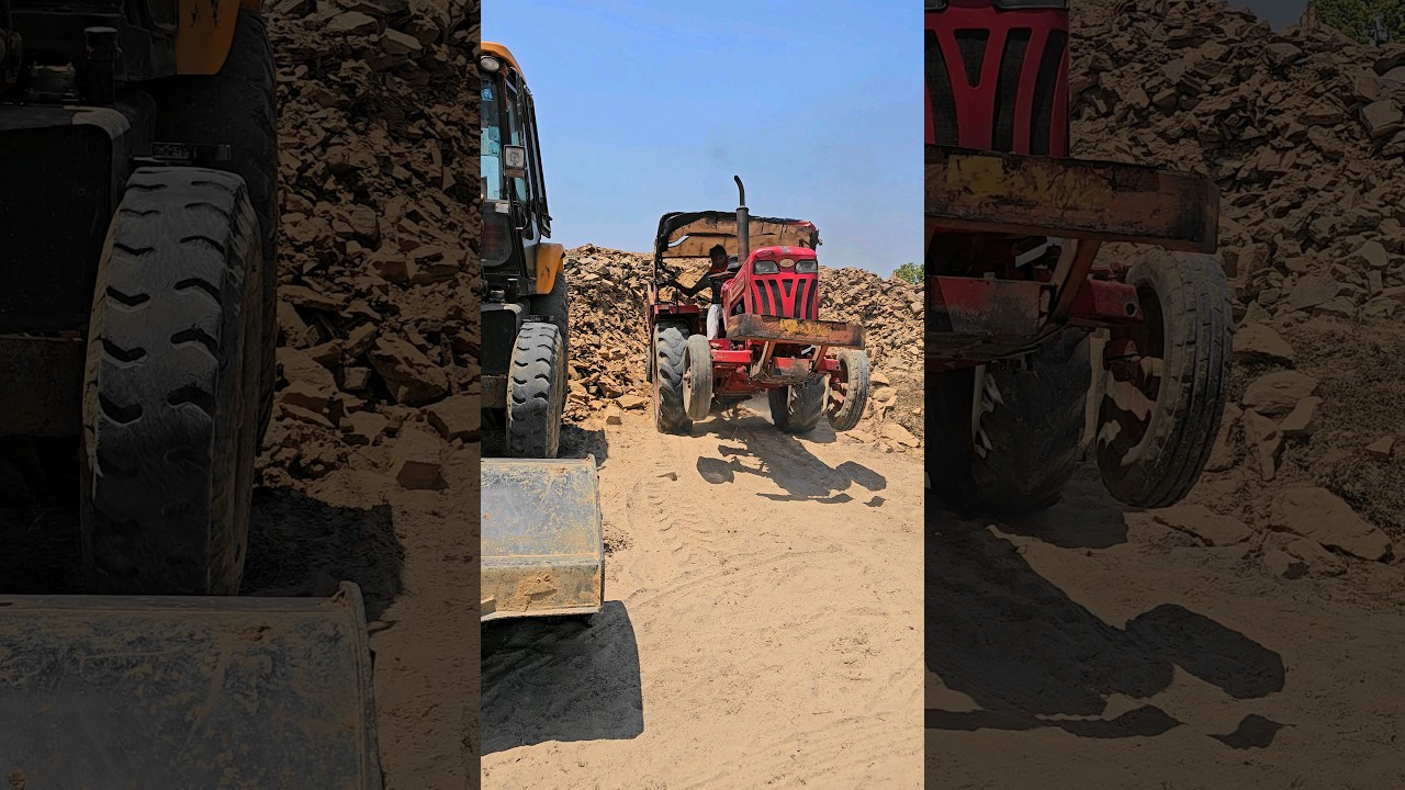 Mahindra Tractors shorts video || tractor wheeli Stunt video  || Tractor cartoon video || #tractor