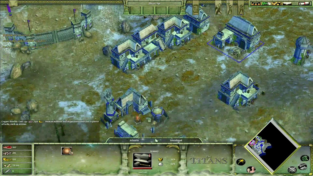 Age of Mythology Titans Campaign Level 1: A Lost People - Titan Difficulty