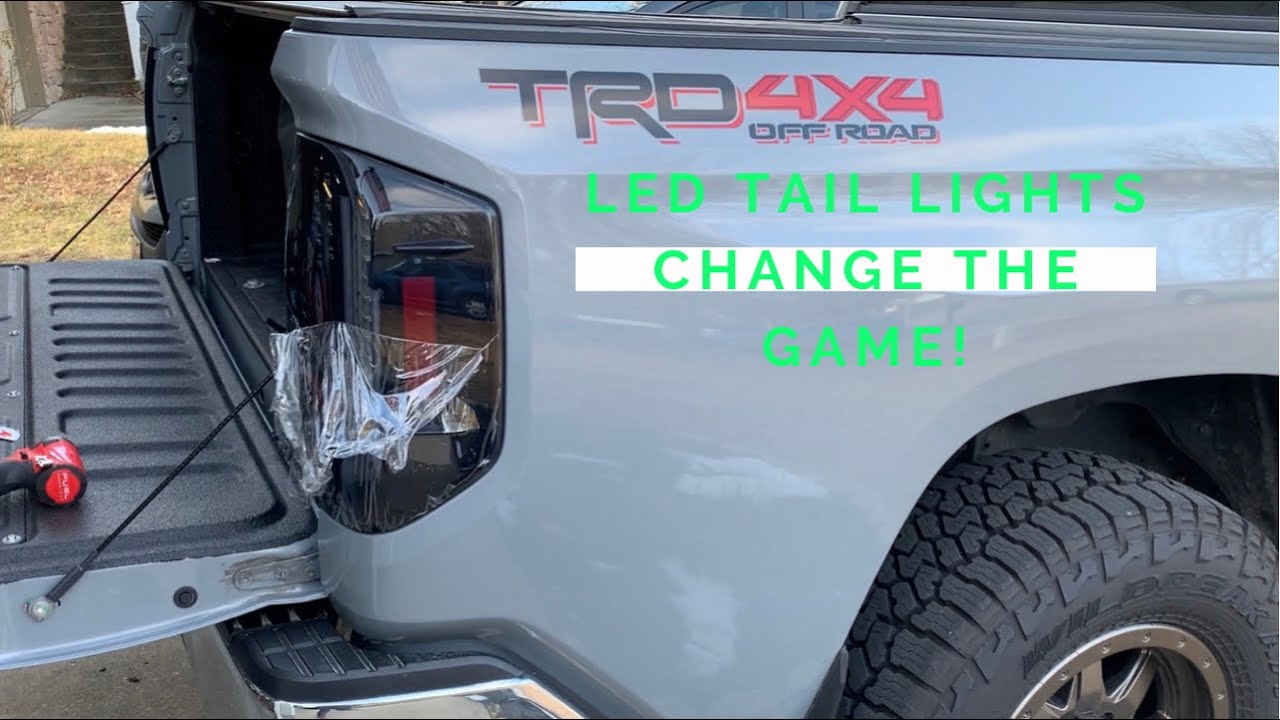 New Tail lights for my New Tundra! 2014-2021 Tundras!