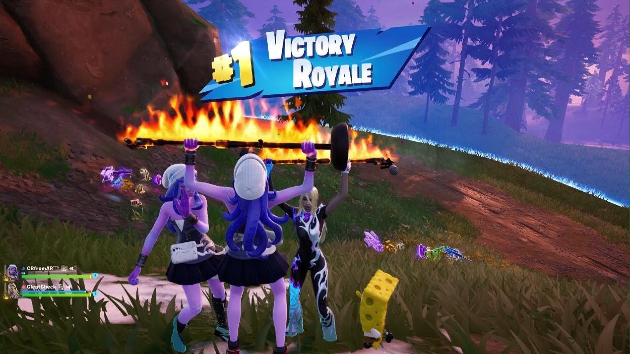 *NEW* GLASSES ON TENTA SKIN IN FORTNITE PS5 + A VICTORY ROYALE WIN! (TRIO)