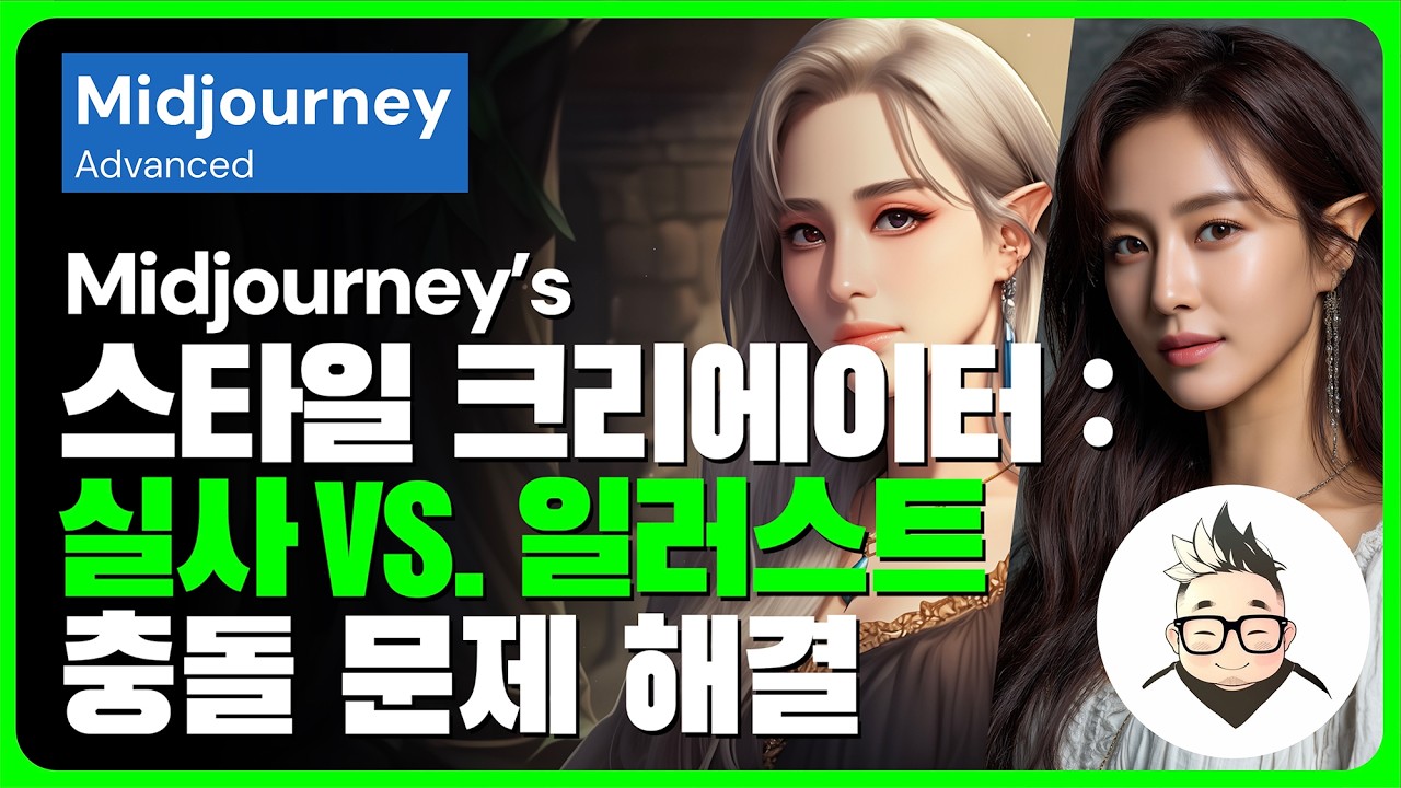 미드저니 스타일 크리에이터 트러블 슈팅: 실사 vs. 일러스트 스타일 충돌 문제 해결 