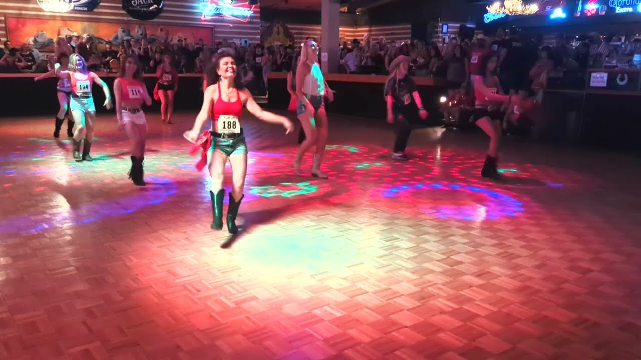 Honky Tonk Way line dance - Montana's - 2023 Stagecoach Dance Contest - Women's Final