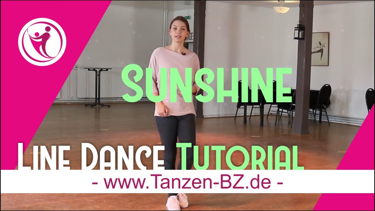 Beginner Line Dance - Sunshine - lernen - Tutorial deutsch für Einsteiger
