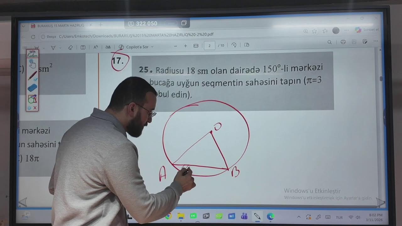 15 mart necə düşəcək Mütləq işlə