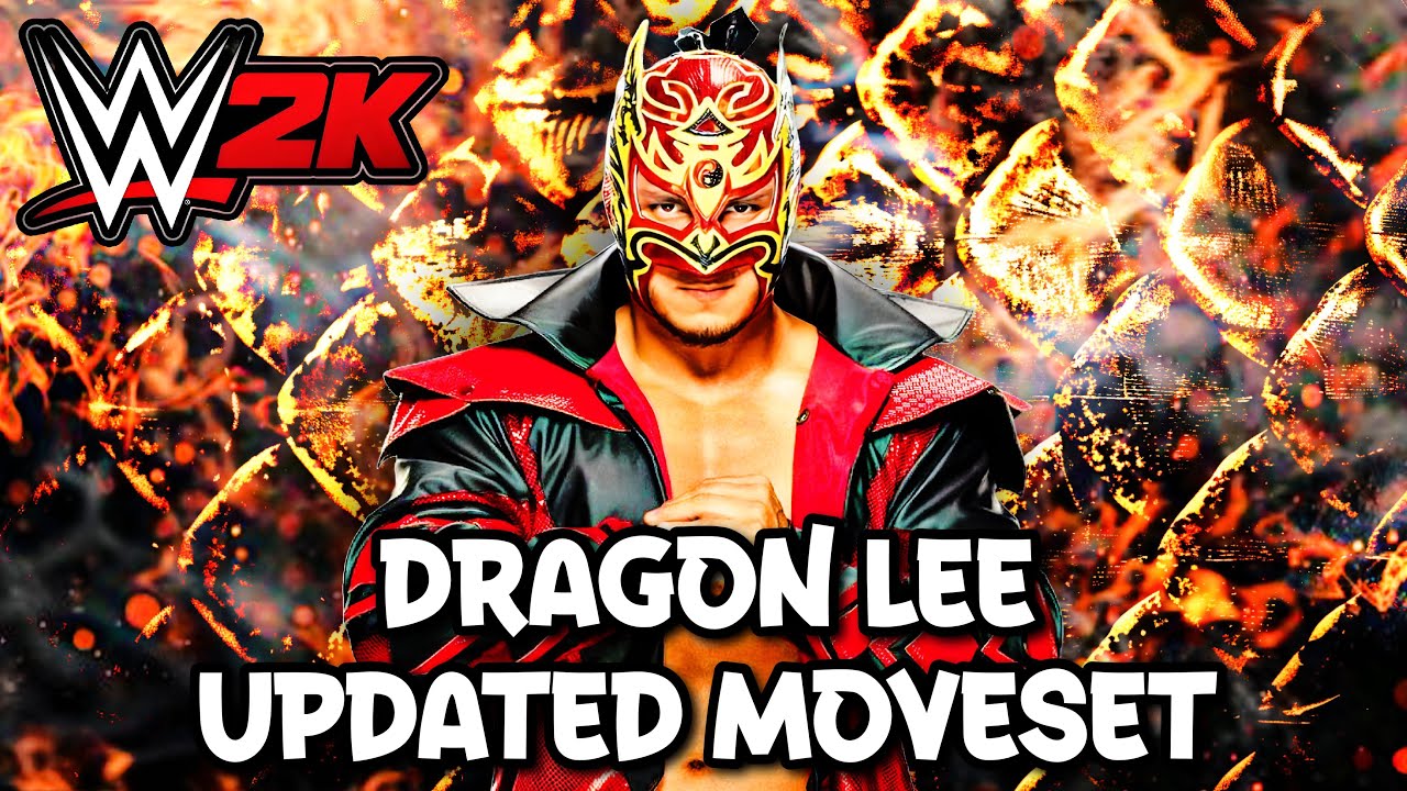 WWE 2K24 | Dragon Lee Updated Moveset + Realistic Base Superstar Settings