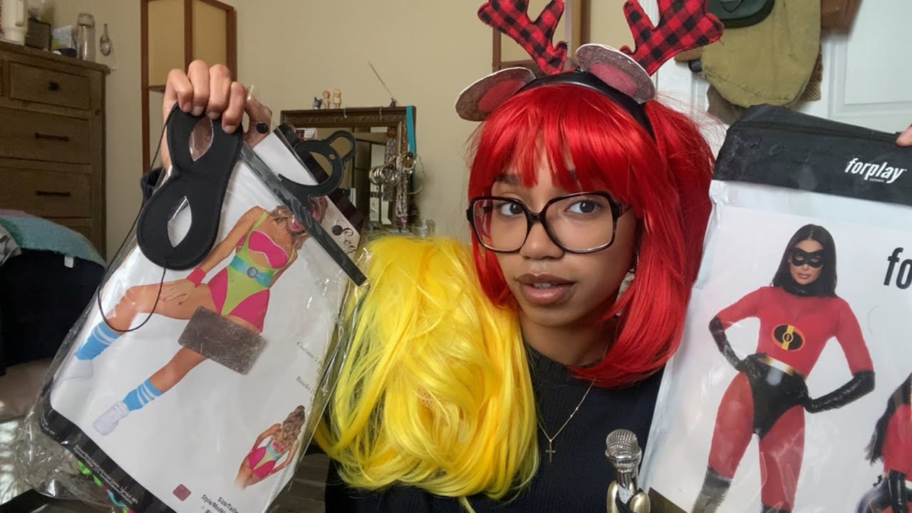 ASMR - bestie helps you find a last minute halloween costume
