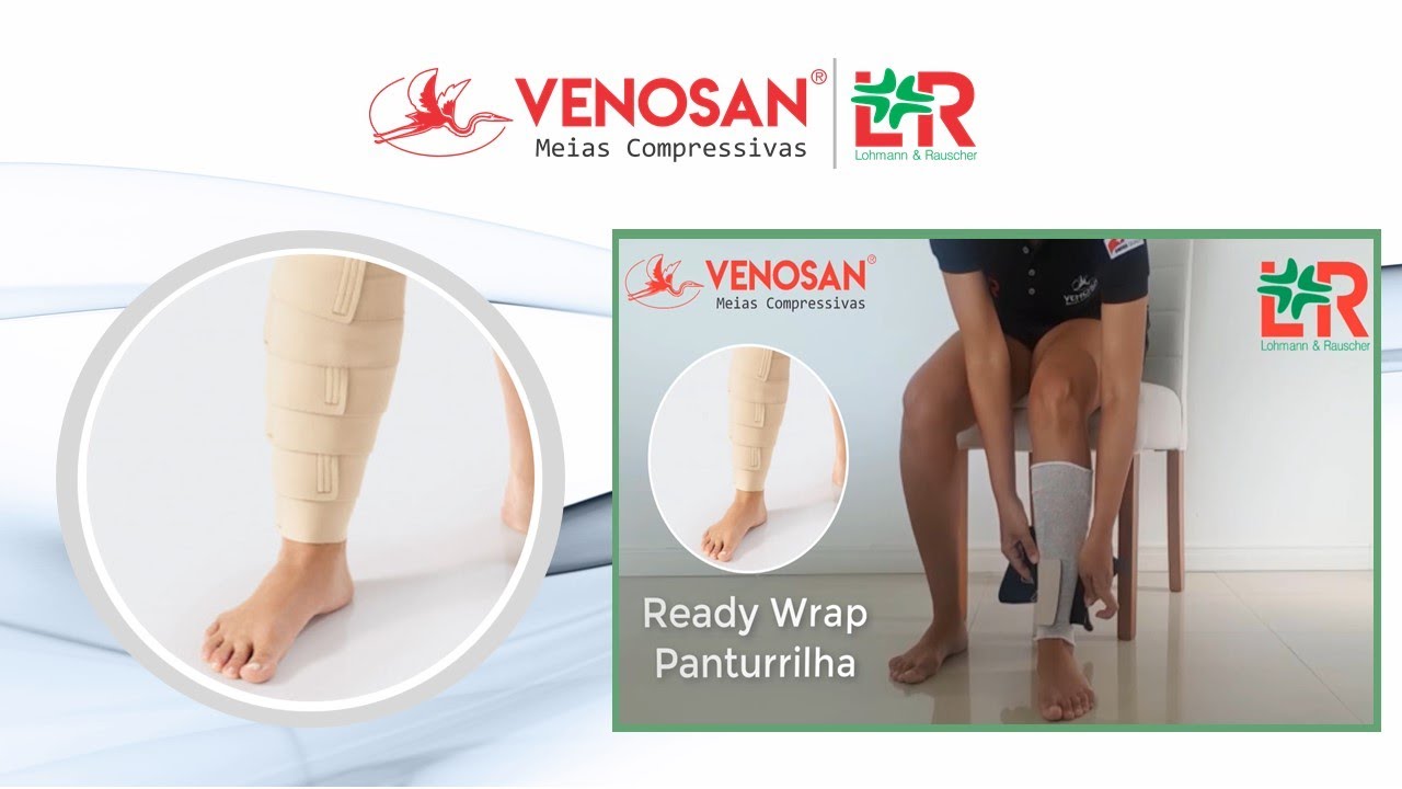COMO VESTIR? DISPOSITIVO INELÁSTICO COM VELCRO® – READYWRAP™ ENVOLTÓRIO DE COMPRESSÃO AJUSTÁVEL