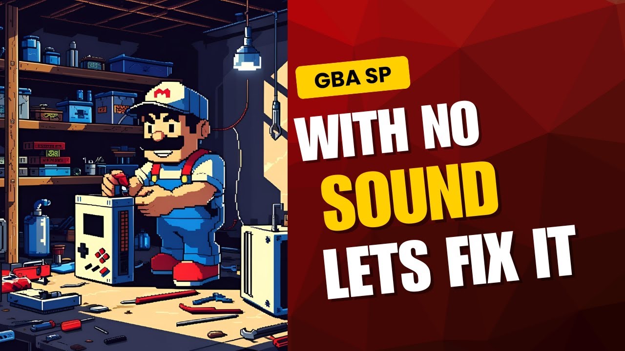 GBA SP with no sound. And you'll never belive what I find!!